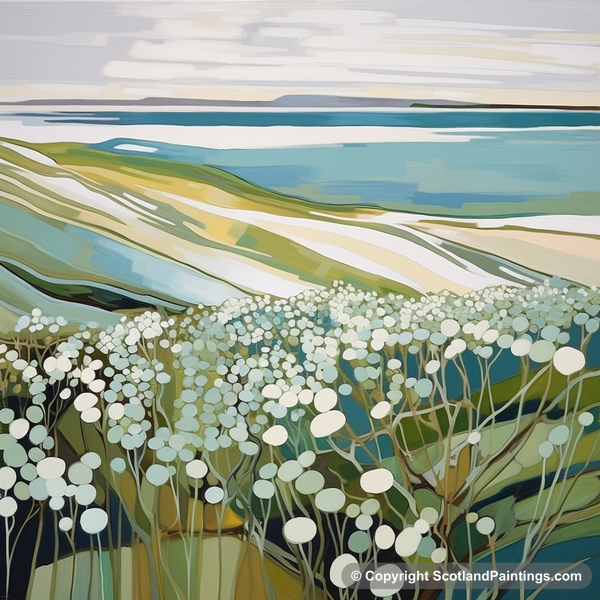 Painting - Dornoch Firth - Scottish Flowers and Flora