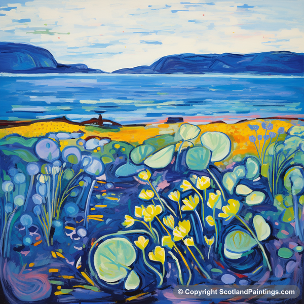 Painting - Dornoch Firth - Scottish Flowers and Flora