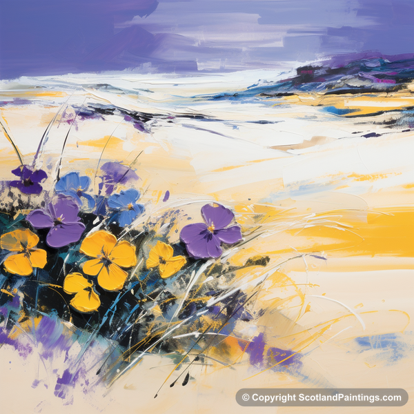 Painting - Aberdeenshire - Scottish Flowers and Flora