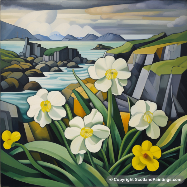 Painting - Argyll and Bute - Scottish Flowers and Flora