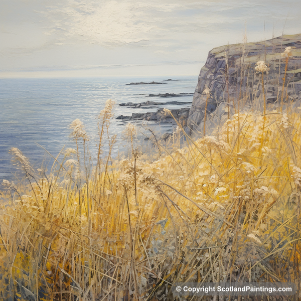 Painting - Berwick-upon-Tweed - Scottish Flowers and Flora