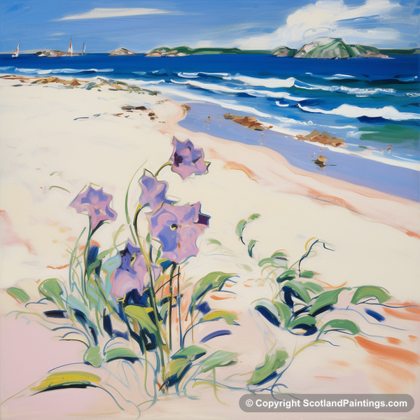 Painting - Troon Beach - Scottish Flowers and Flora