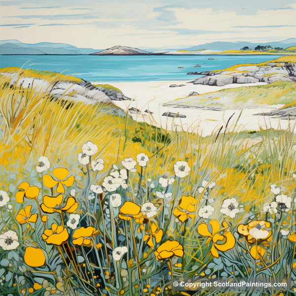 Painting - Barra - Scottish Flowers and Flora