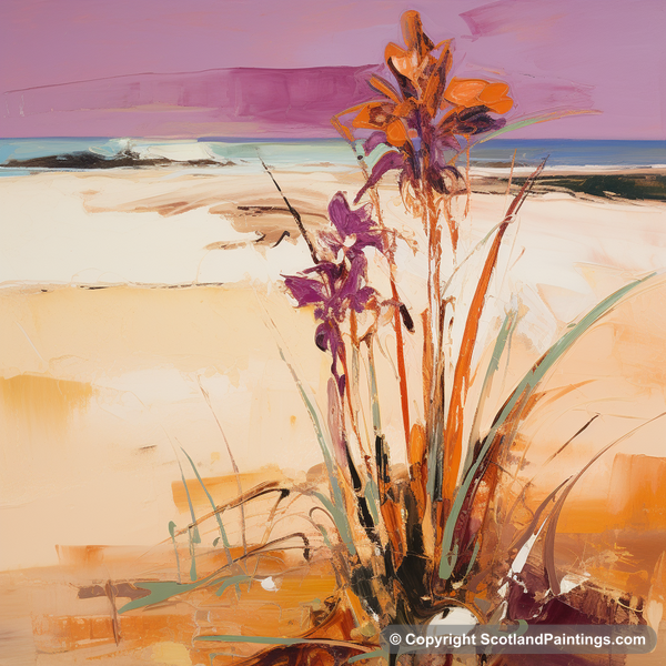 Painting - Sands of Forvie - Scottish Flowers and Flora