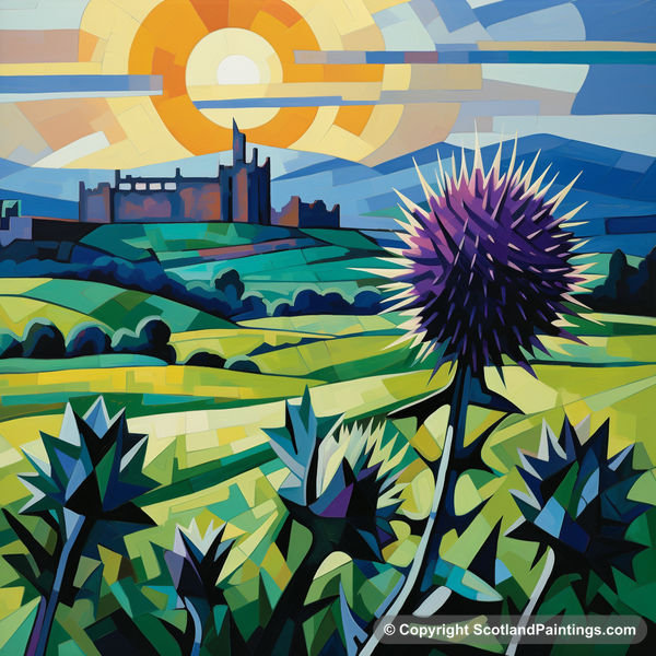 Painting - Stirling - Scottish Flowers and Flora