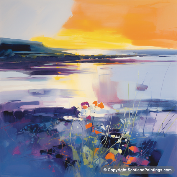 Painting - Dornoch Firth - Scottish Flowers and Flora