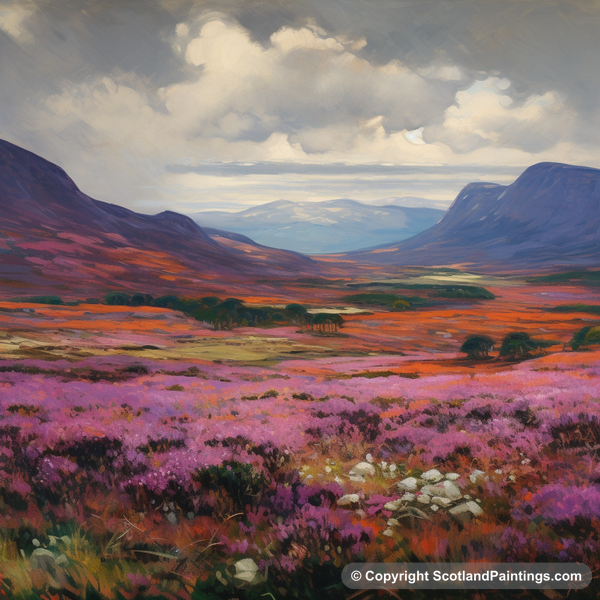 Painting - Braemar - Scottish Flowers and Flora