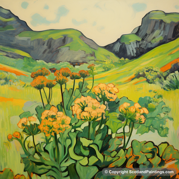 Painting - Isle of Arran - Scottish Flowers and Flora