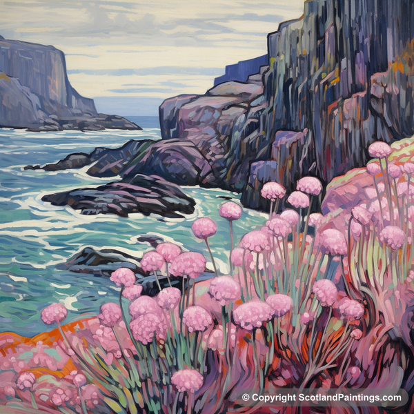 Painting - Isle of Skye - Scottish Flowers and Flora