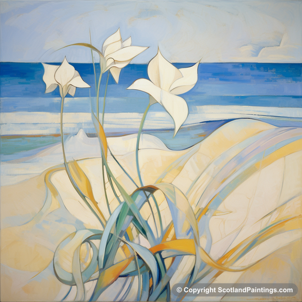 Painting - Troon Beach - Scottish Flowers and Flora