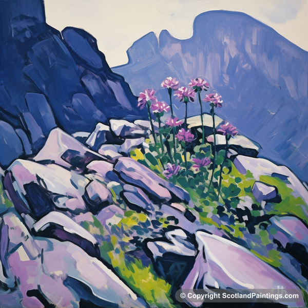 Painting - Ben Nevis - Scottish Flowers and Flora