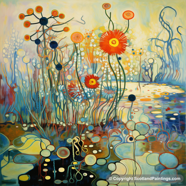 Painting - Flow Country - Scottish Flowers and Flora