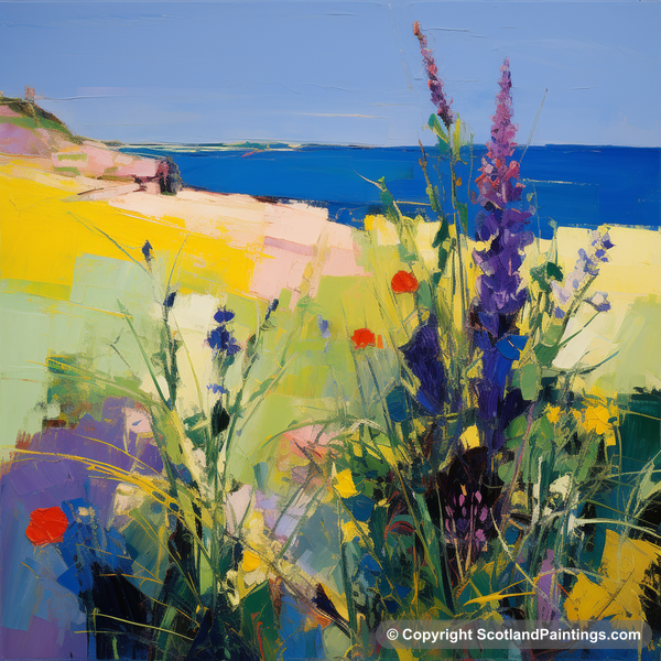 Painting - East Lothian - Scottish Flowers and Flora