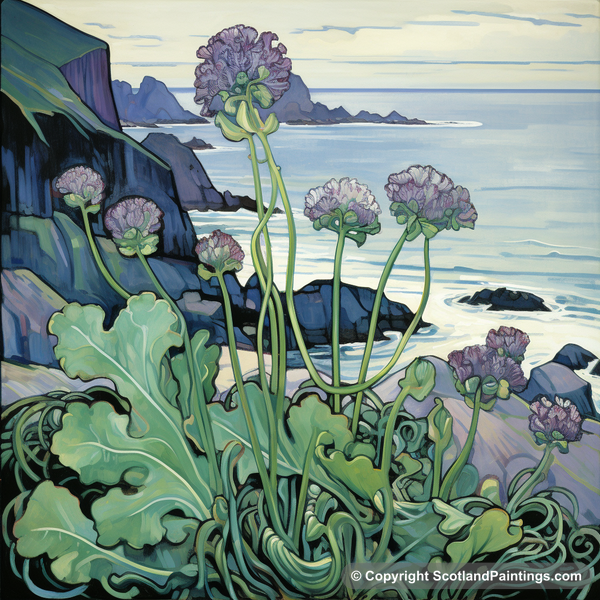 Painting - Moray Firth - Scottish Flowers and Flora