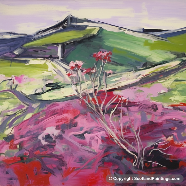 Painting - Pentland Hills - Scottish Flowers and Flora