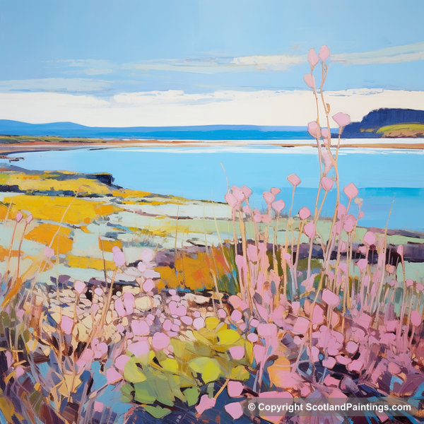 Painting - Dornoch Firth - Scottish Flowers and Flora