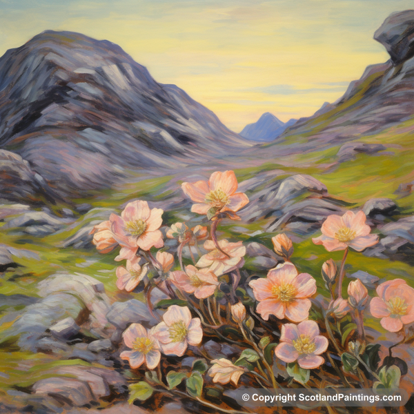 Painting - Cairn Gorm - Scottish Flowers and Flora