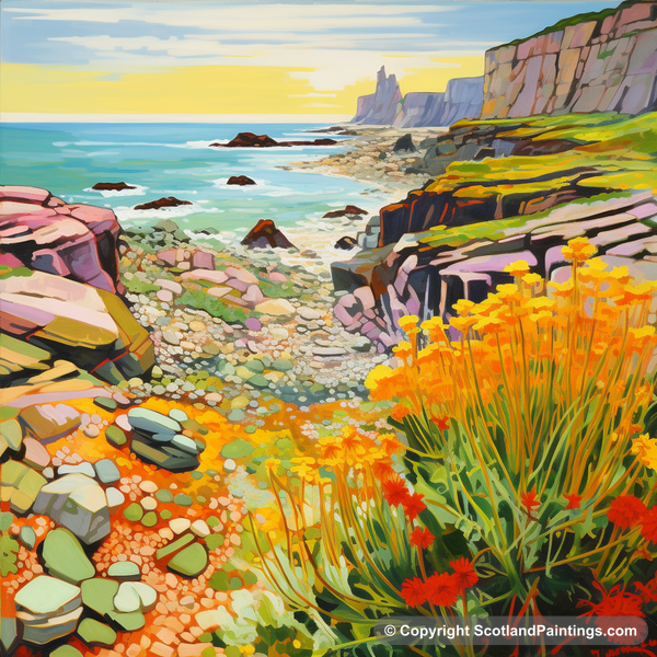 Painting - Durness - Scottish Flowers and Flora