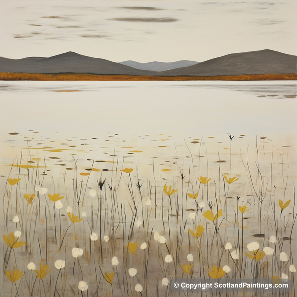 Painting - Rannoch Moor - Scottish Flowers and Flora