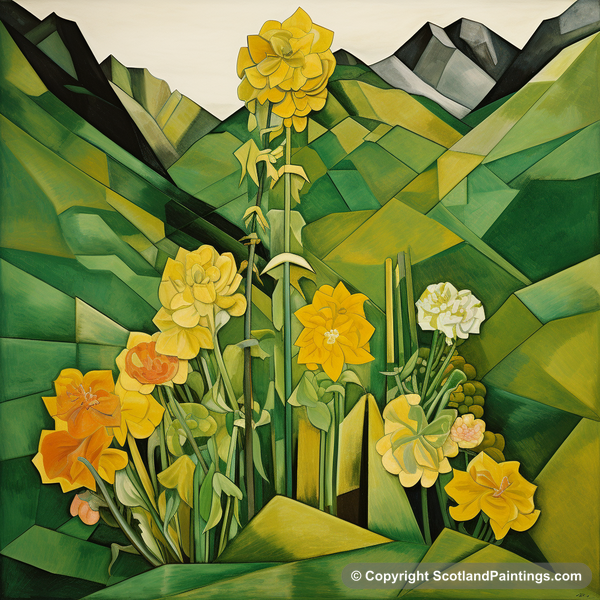 Painting - Ben Lawers - Scottish Flowers and Flora