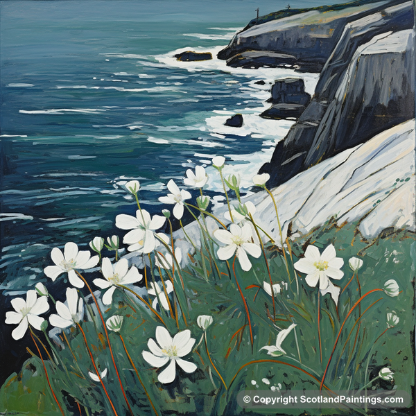 Painting - Cape Wrath - Scottish Flowers and Flora