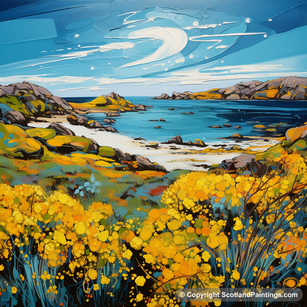 Painting - Isle of Harris - Scottish Flowers and Flora