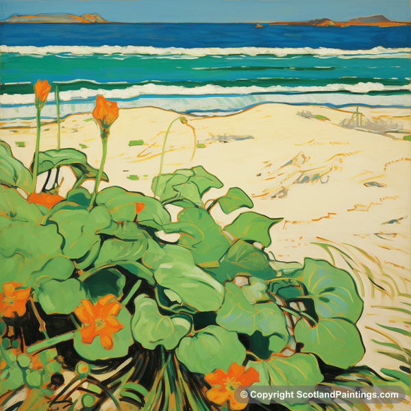 Painting - Troon Beach - Scottish Flowers and Flora