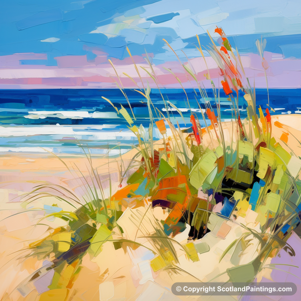 Painting - Balmedie Beach - Scottish Flowers and Flora