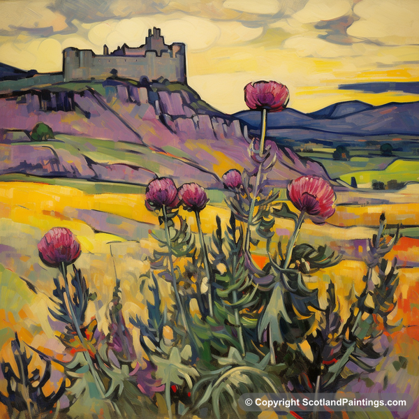 Painting - Stirling - Scottish Flowers and Flora