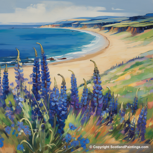 Painting - East Lothian - Scottish Flowers and Flora