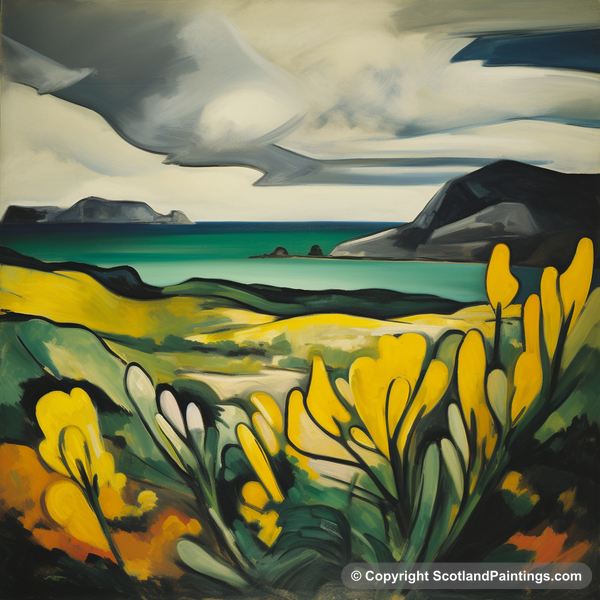 Painting - Isle of Harris - Scottish Flowers and Flora