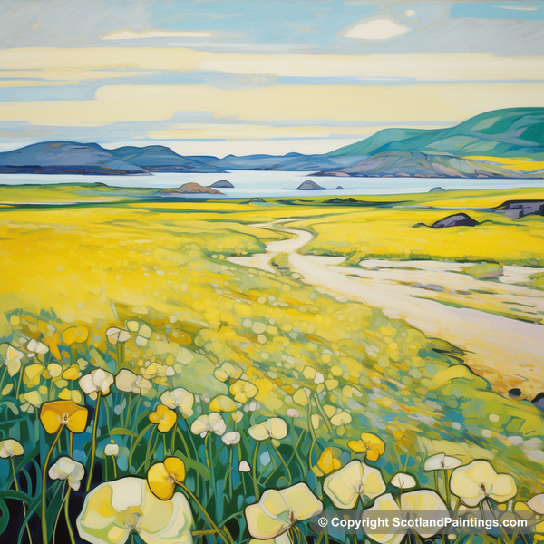 Painting - Outer Hebrides - Scottish Flowers and Flora