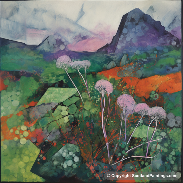 Painting - Beinn Eighe - Scottish Flowers and Flora