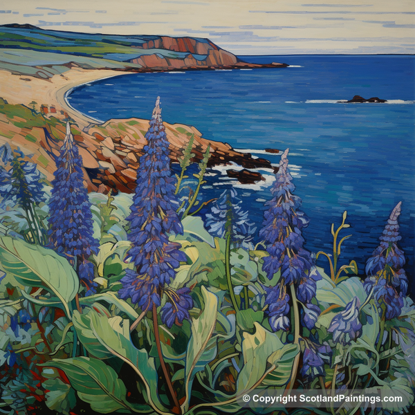 Painting - East Lothian - Scottish Flowers and Flora