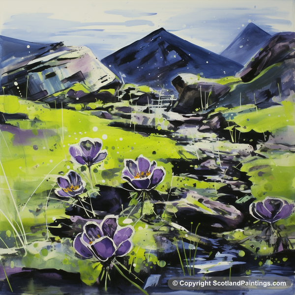 Painting - Ben Cruachan - Scottish Flowers and Flora