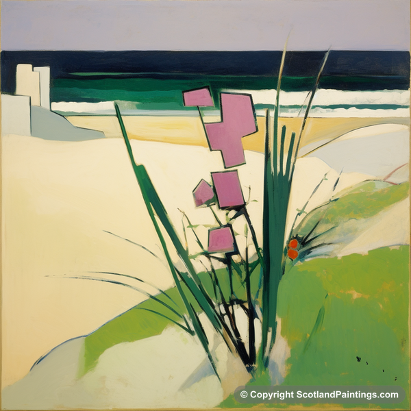 Painting - Balmedie Beach - Scottish Flowers and Flora