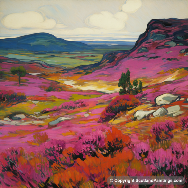 Painting - Cairngorms National Park - Scottish Flowers and Flora