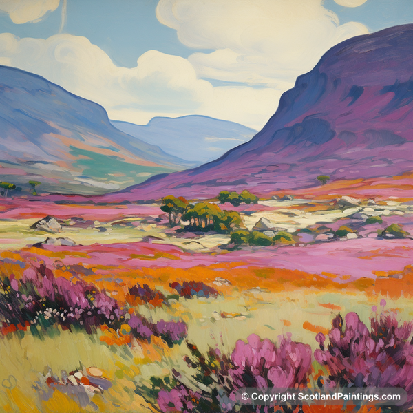 Painting - Cairngorms National Park - Scottish Flowers and Flora