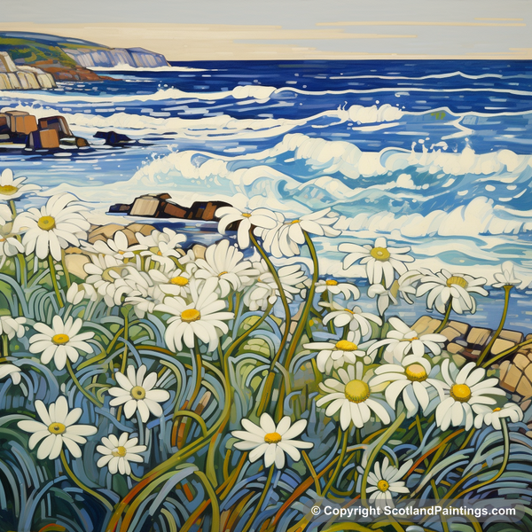 Painting - Machrihanish - Scottish Flowers and Flora