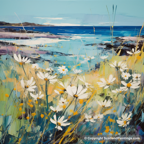 Painting - Machrihanish - Scottish Flowers and Flora