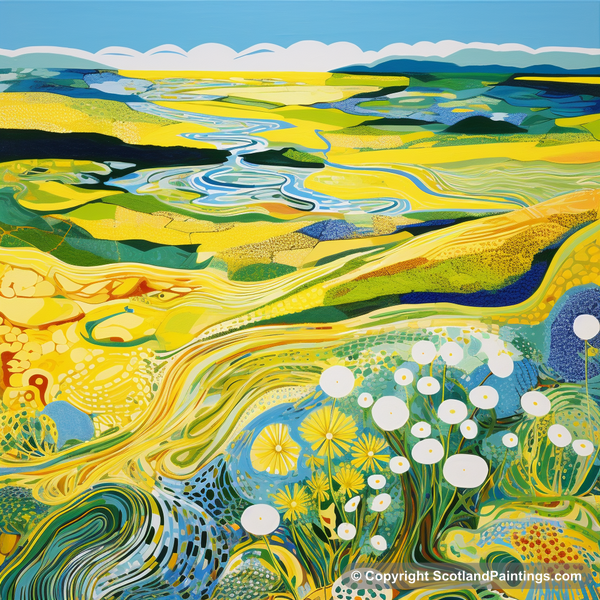 Painting - Outer Hebrides - Scottish Flowers and Flora