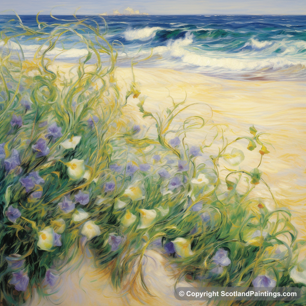 Painting - Troon Beach - Scottish Flowers and Flora