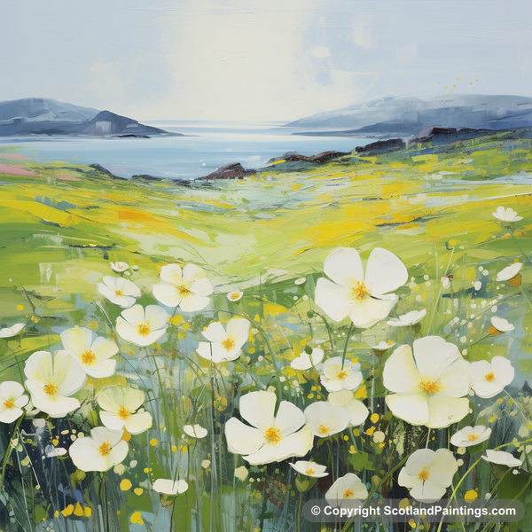 Painting - Argyll and Bute - Scottish Flowers and Flora