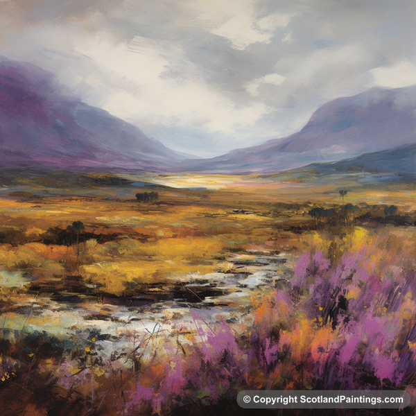 Painting - Braemar - Scottish Flowers and Flora