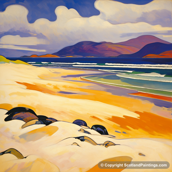 Painting - Scarista Beach - Scottish Beaches