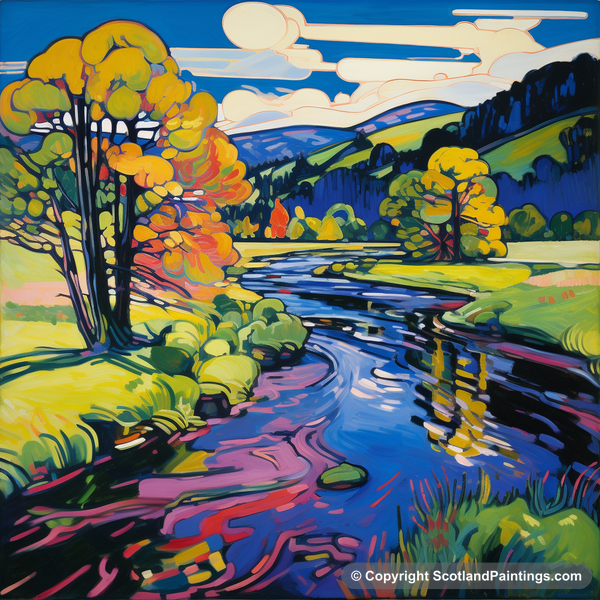 Painting - River Dee - Scottish Rivers