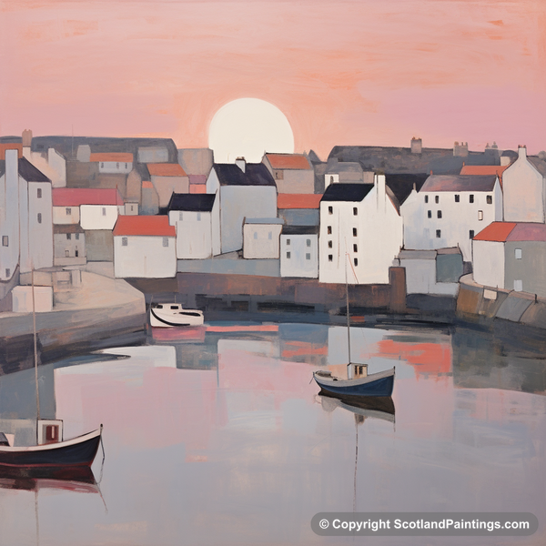 Painting - Pittenweem Harbour - Scottish Harbours