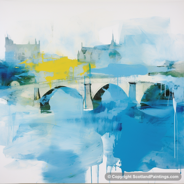 Painting - Dean Bridge - Scottish Bridges