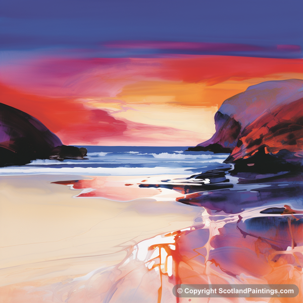 Painting - Durness Beach - Scottish Beaches