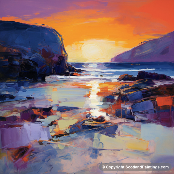 Painting - Durness Beach - Scottish Beaches